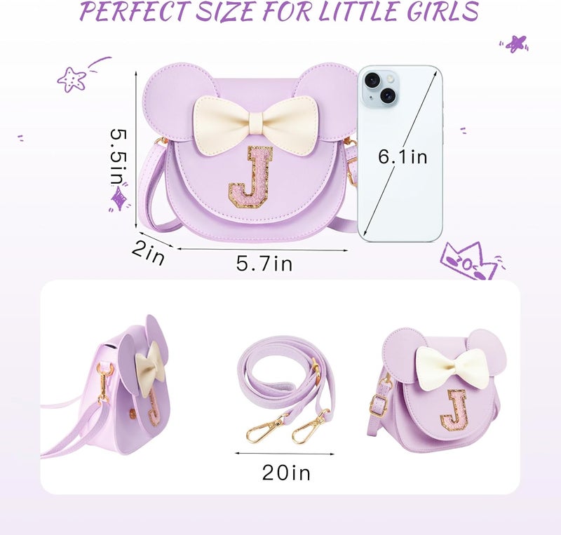 Aganmi Cute Toddler Purse Crossbody Bag for Girls 2 3 4 5 6 7 8 Year Old Girl Birthday Gift Little Girls Purse Kids Wallet - Image 4